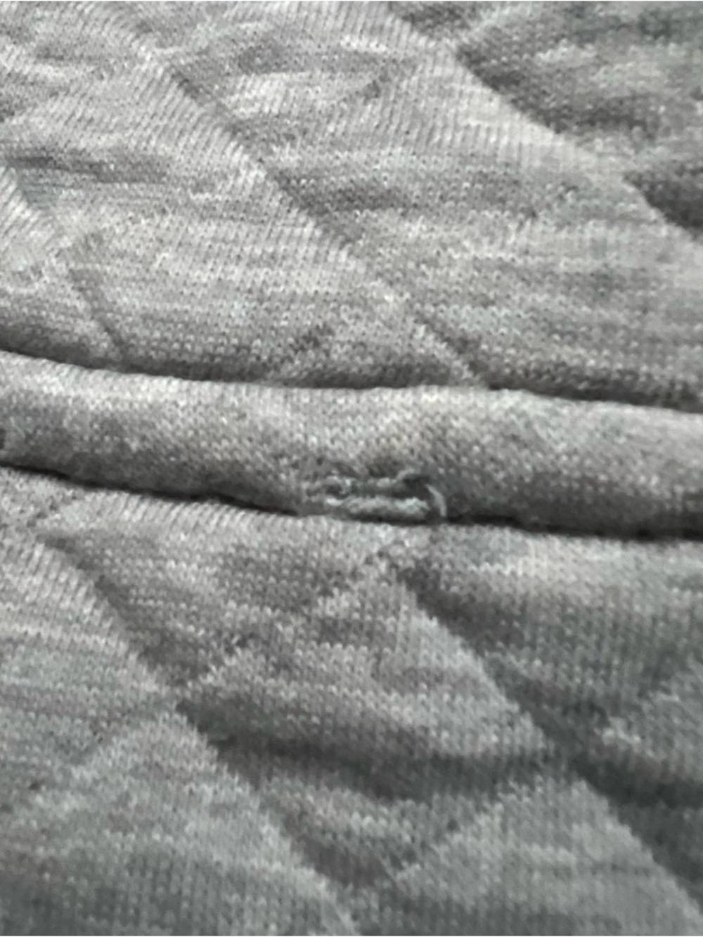 Patagonia Organic Cotton Quilt Snap-T Pullover Sweater Grey Burgundy Women’s XS - Picture 11 of 16